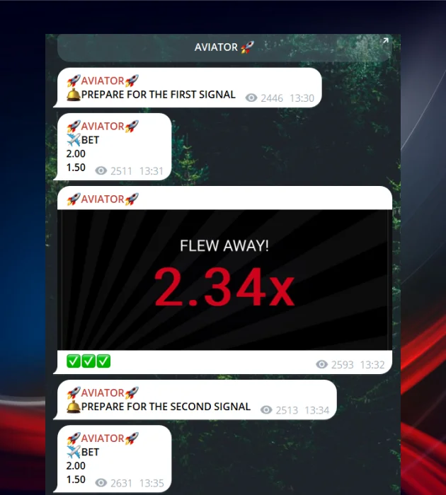 Aviator Signal at Telegram
